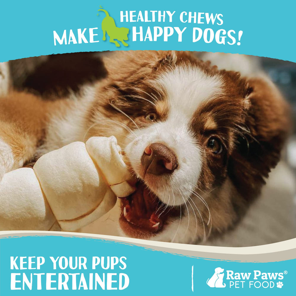 Raw Paws free-range beef cheek rolls for dogs, responsibly sourced