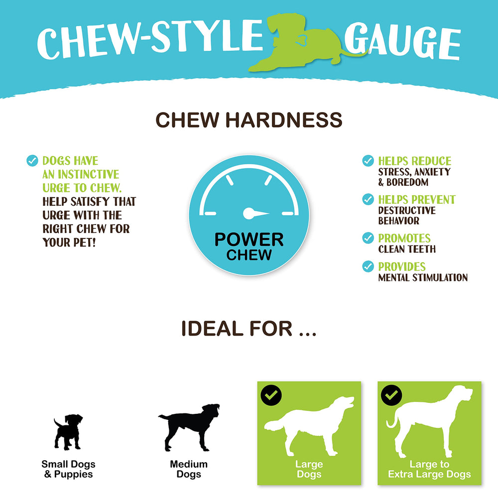 Raw Paws Himalayan Yak Chews packaging inside view, shows convenient three-pack storage.