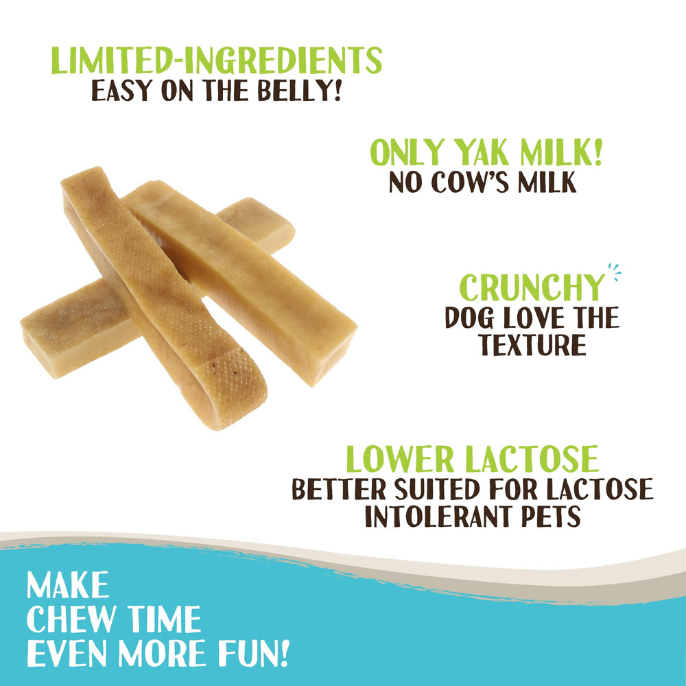 Raw Paws Himalayan Yak Chews texture close-up, firm cheese for durable chewing sessions.