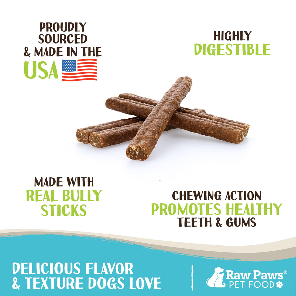 Raw Paws made-in-USA beef chews offer a digestible alternative