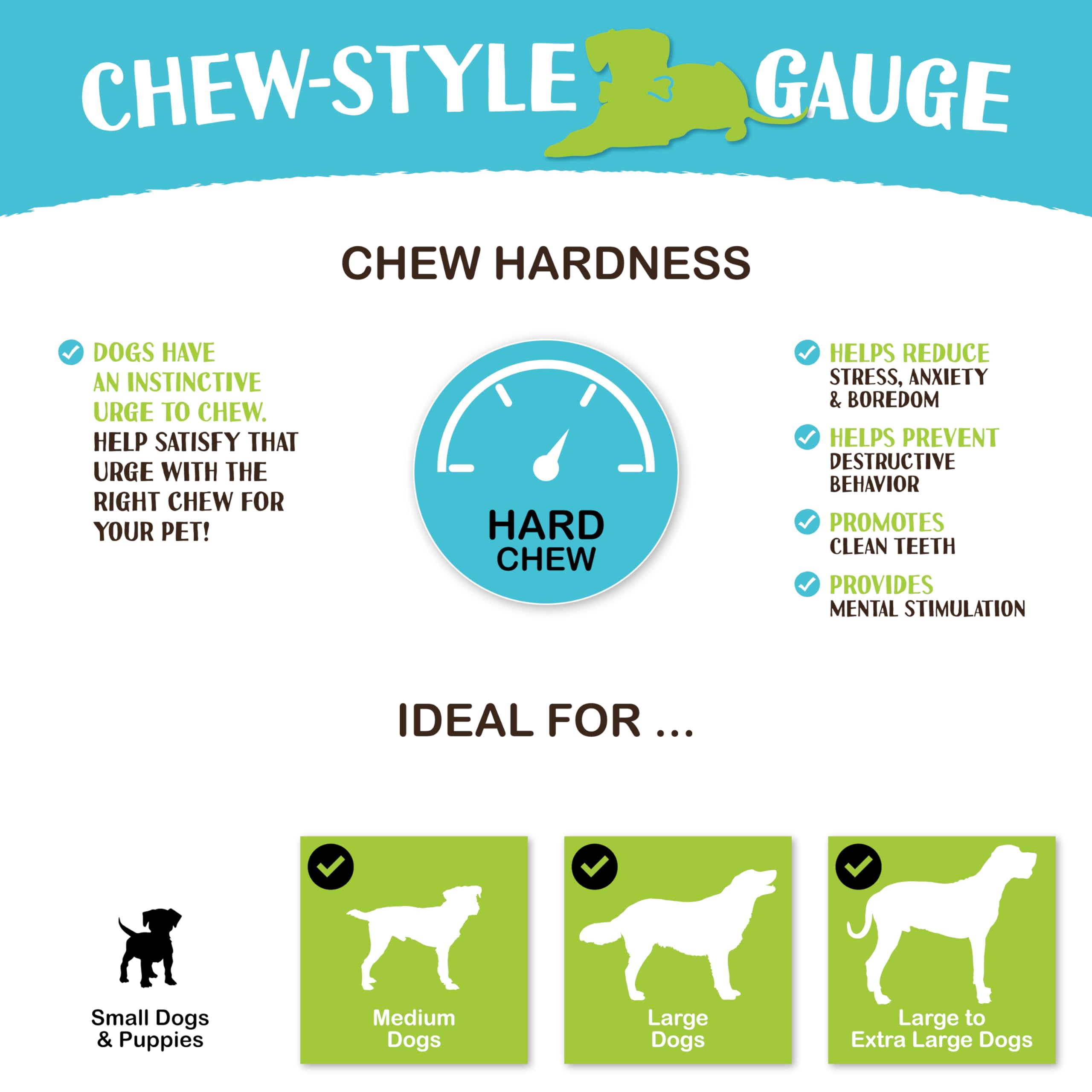 Raw Paws natural rawhide ingredients label highlights hormone-free sourcing