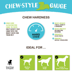 Raw Paws natural rawhide ingredients label highlights hormone-free sourcing