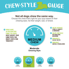 Raw Paws single-ingredient pizzle sticks image emphasizes natural ingredients for dogs.