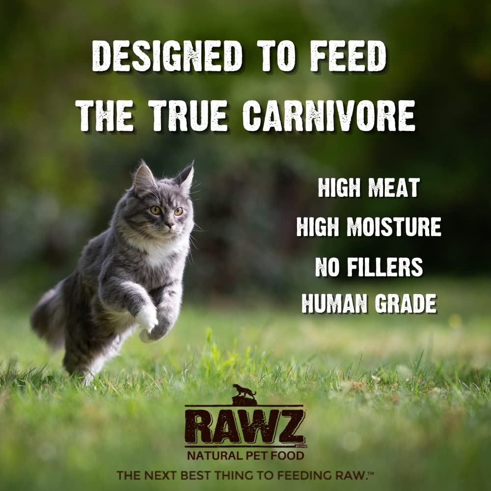 Rawz label highlights BPA-free and gum-free formula.