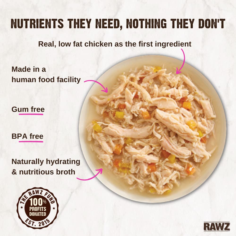 Rawz no-bpa gum-free packaging emphasizes safer can option.