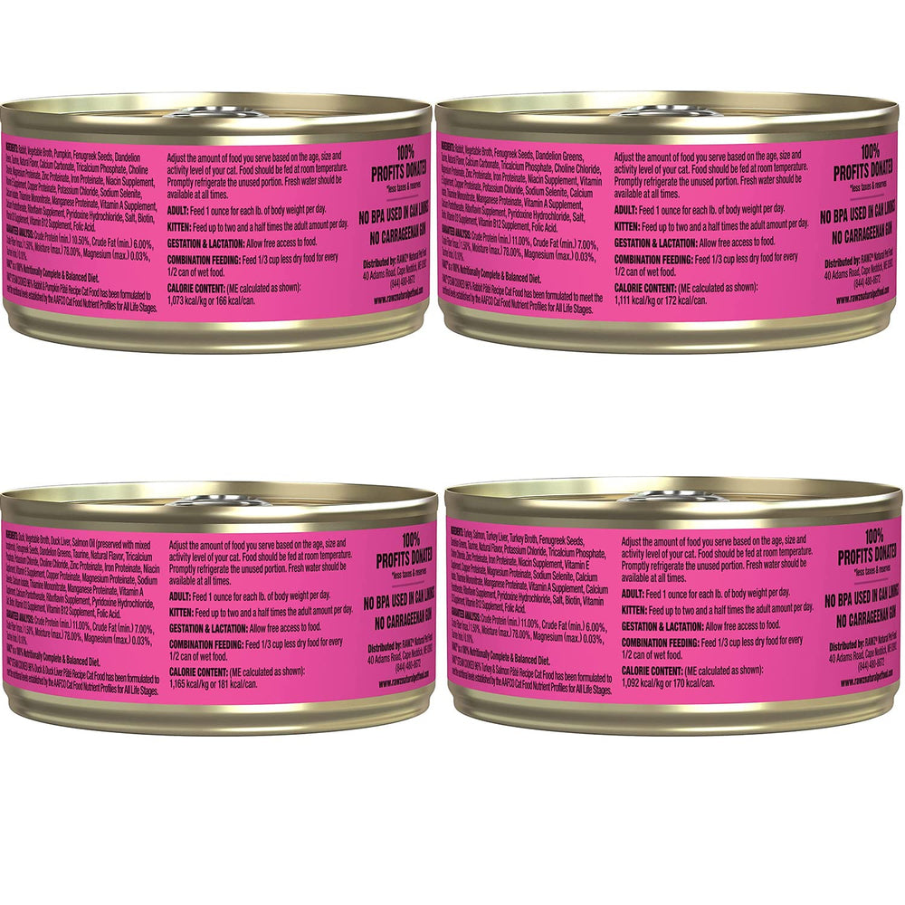 Rawz Duck and Duck Liver pate can closeup highlighting moisture-rich texture.