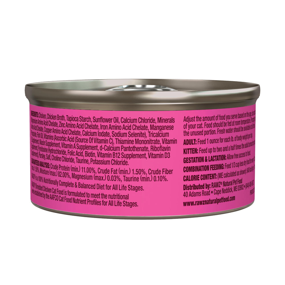 Rawz grain-free cat wet food visual suggesting easier digestion