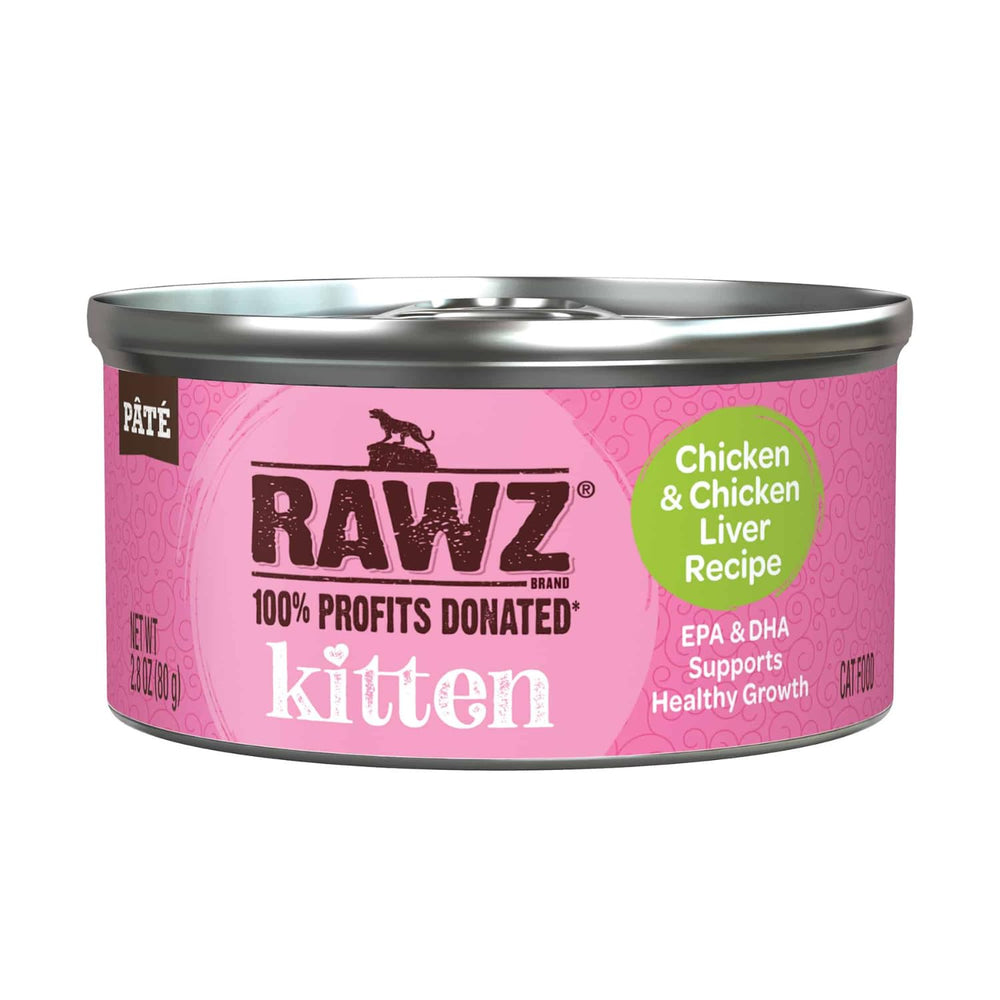 RAWZ kitten pate lid image demonstrates secure seal for freshness