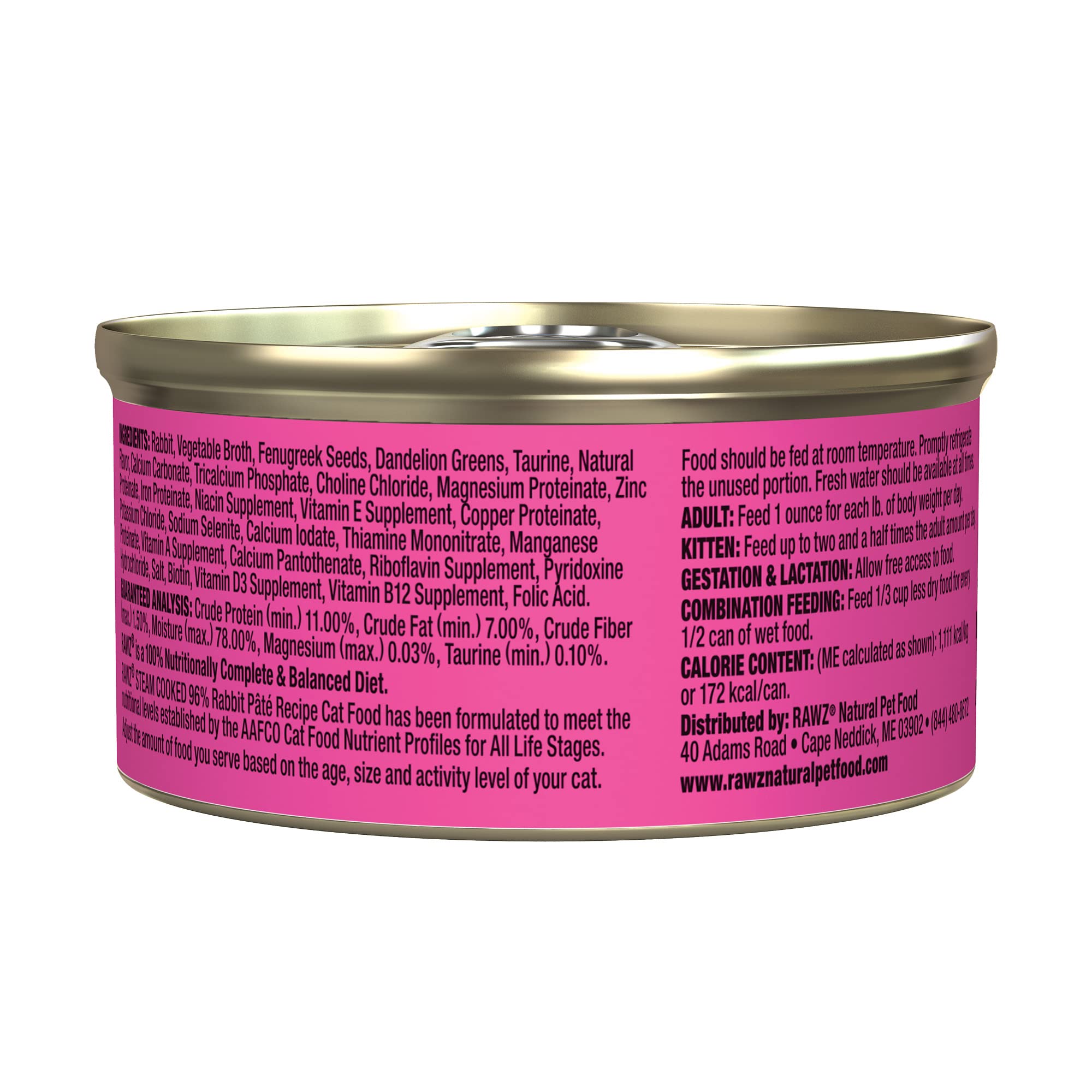 Rawz Rabbit Pate served in a bowl promotes moisture-rich hydration during meals.