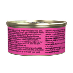 Rawz pate wet cat food ingredients close-up highlights natural, high-quality components.