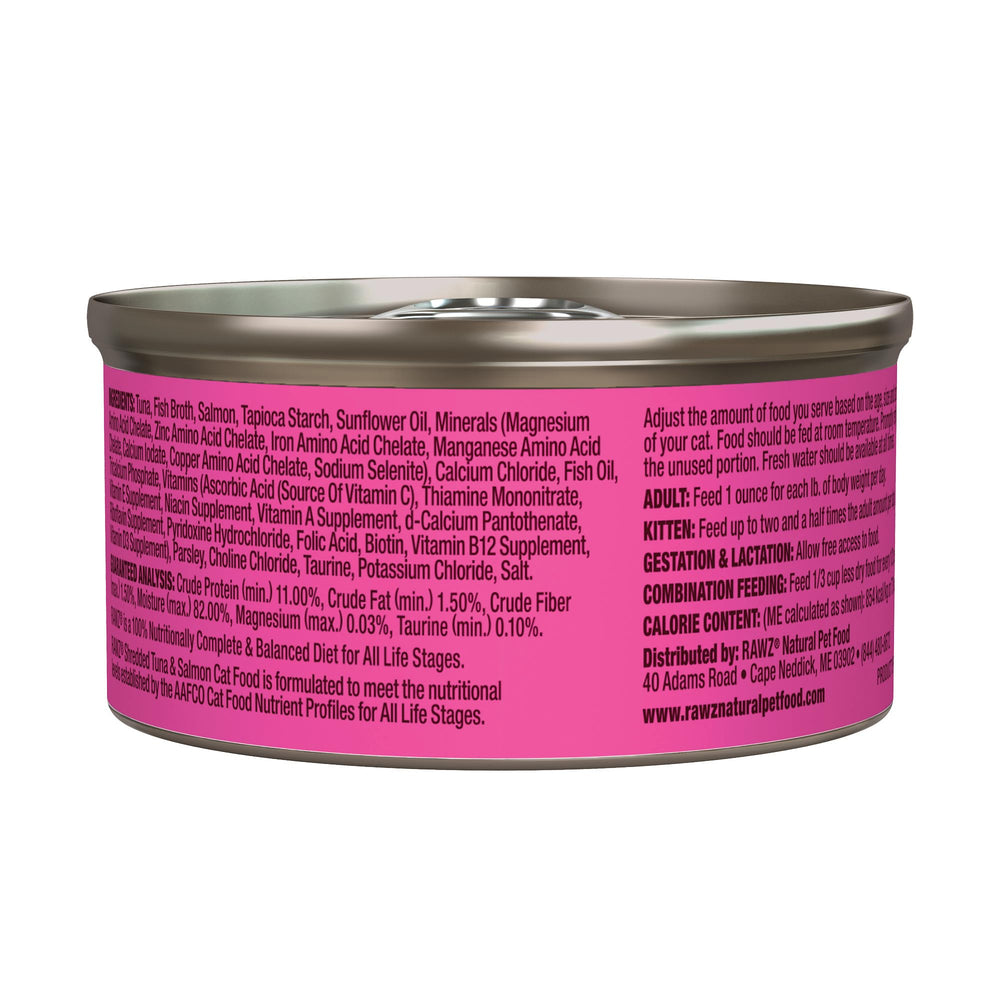 Rawz recyclable can packaging promotes sustainable, mess-free meal storage.