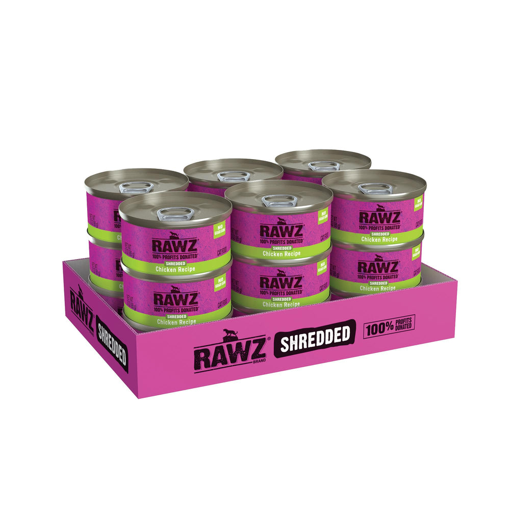 Rawz rendered-free ingredients logo emphasizing simple, high-quality protein