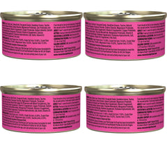 Rawz variety-pack cans stacked to showcase flavor options for cats.