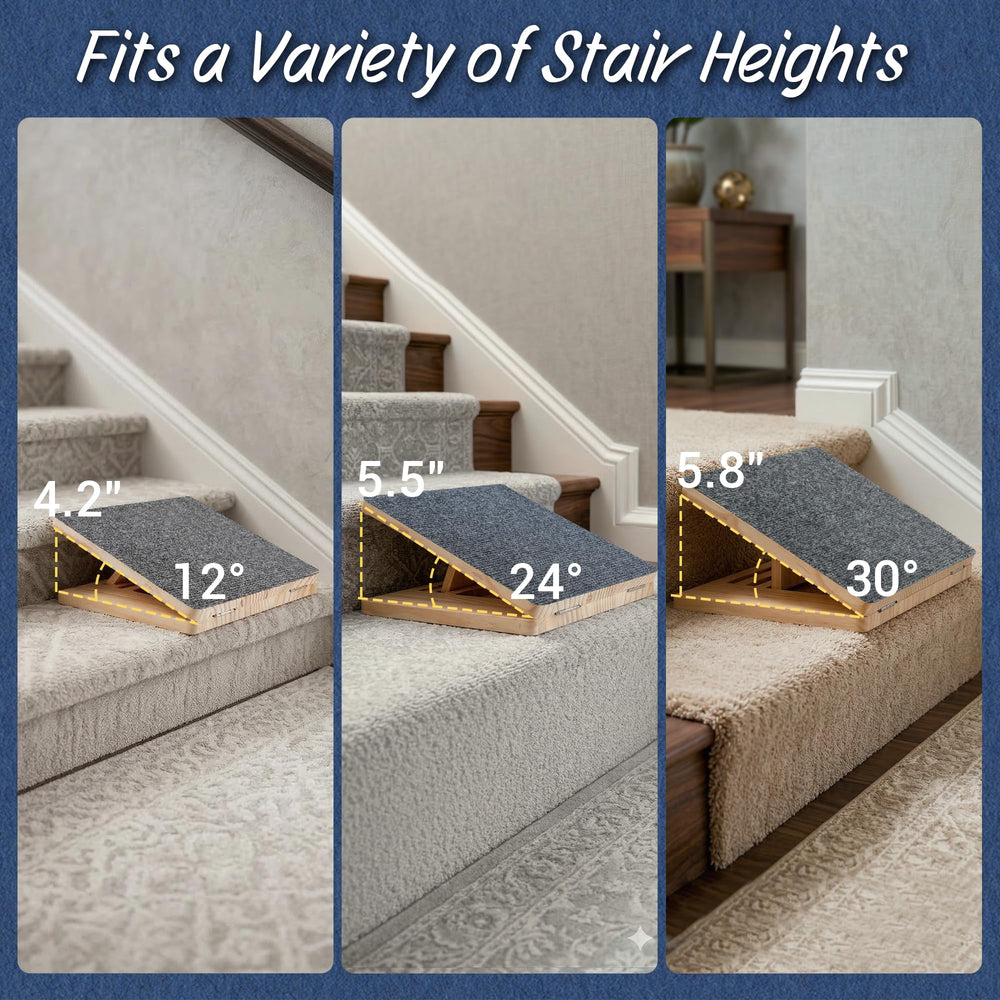 Rayki triangular support adds stability during daily indoor use.