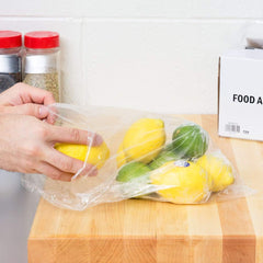 RBHK clear plastic bags safe for food contact.