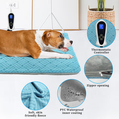 RC SLL dog heating pad safety structure protects pets from overheating.