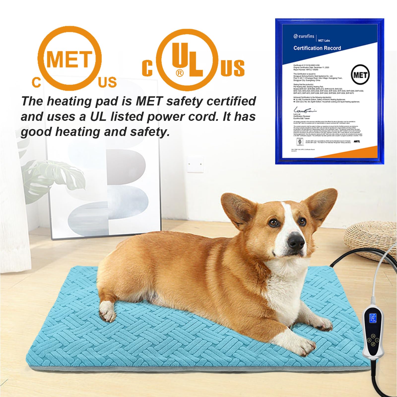 Waterproof outer layer protects the RC SLL heating pad during everyday use.