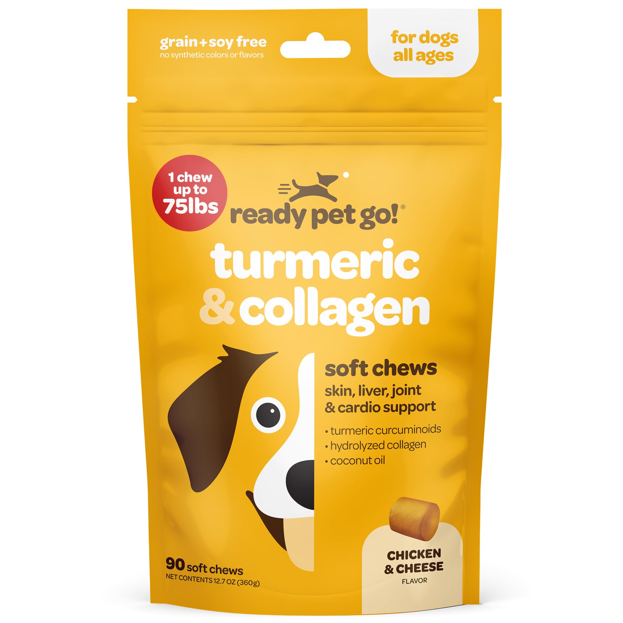 Ready Pet Go dog joint support chews used daily across all dog sizes