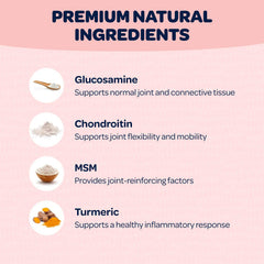 Ready Pet Go glucosamine chews closeup highlighting texture and joint-support ingredients