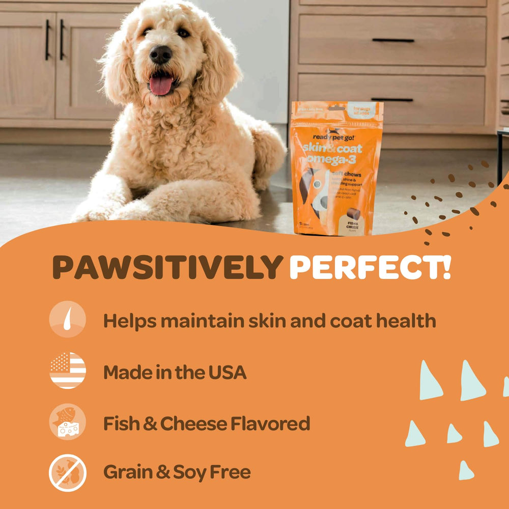 Ready Pet Go! USA-made NASC-certified seal signals trusted pet nutrition.