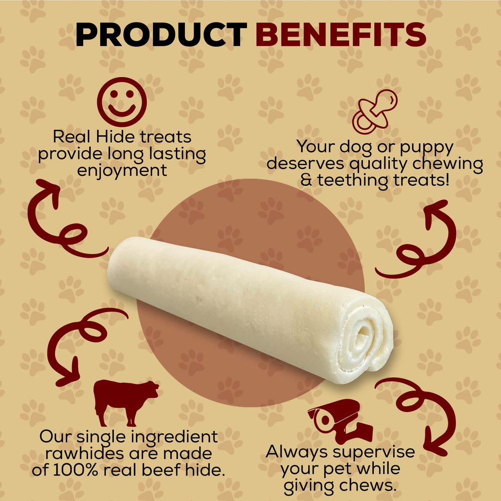 Real Hide grass-fed beef hide slice highlights natural ingredients.