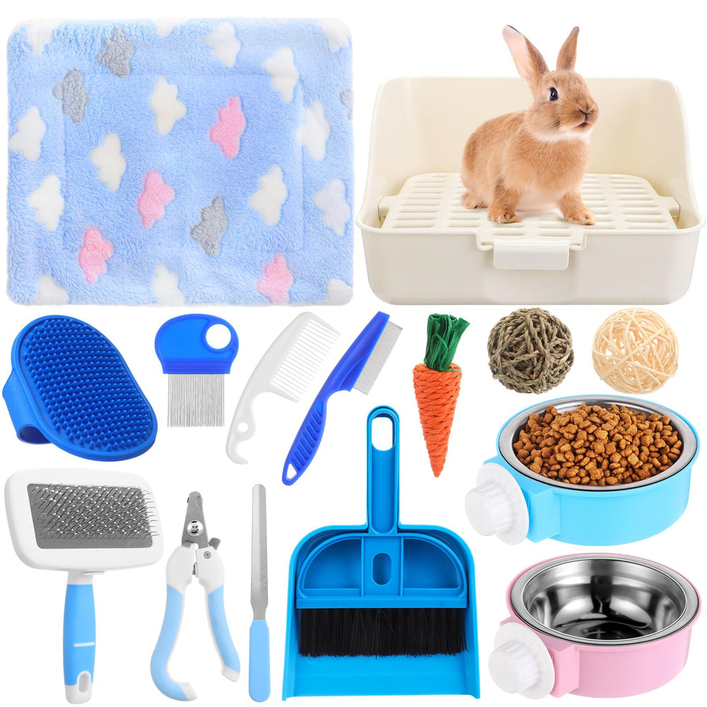 Reallnaive rabbit litter box in a multicolor setup for tidy habitats.