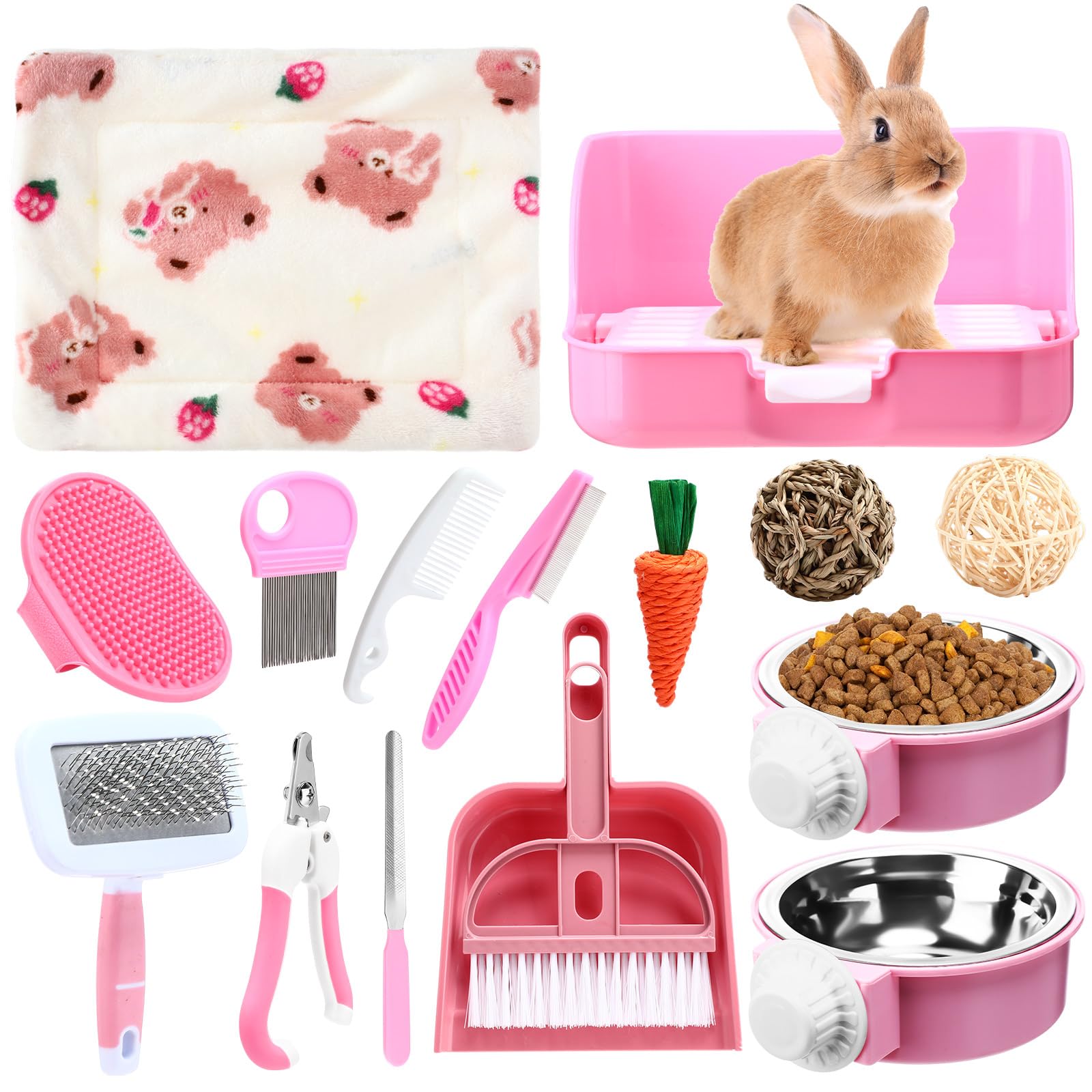 Reallnaive rabbit starter kit litter box for easy cleaning and durable use.