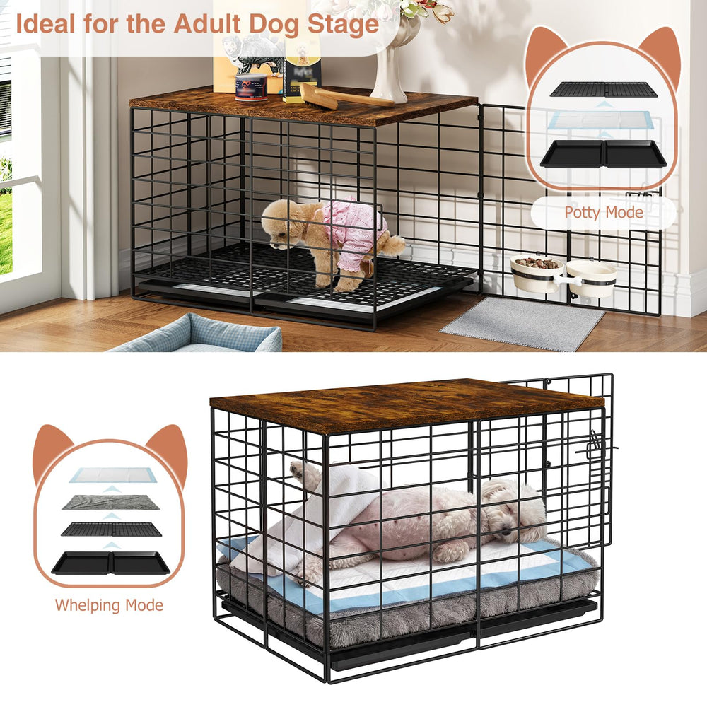 Rechgosh multi-mode crate design adapts as your puppy grows and trains