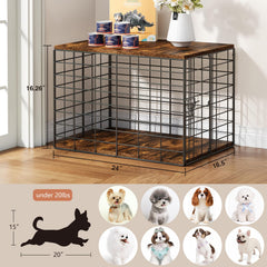 Rechgosh crate with wide door supports easy feeding and training.