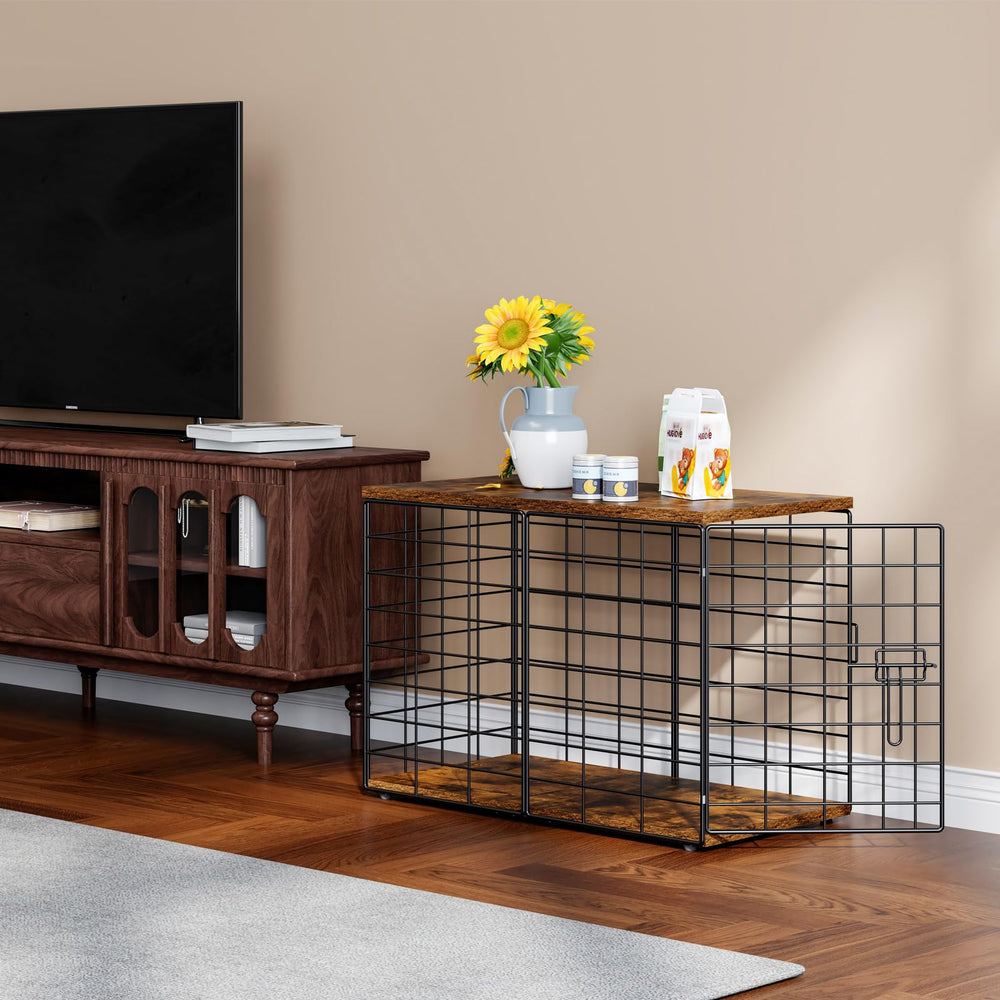 rechgosh small dog crate interior ideal for puppies under five pounds