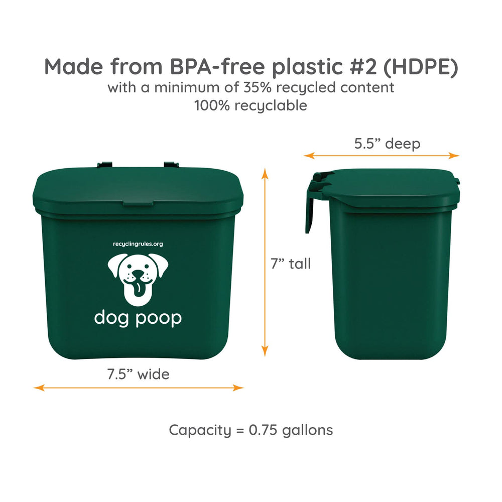 Recycling Rules nonprofit mission graphic highlighting education funding.