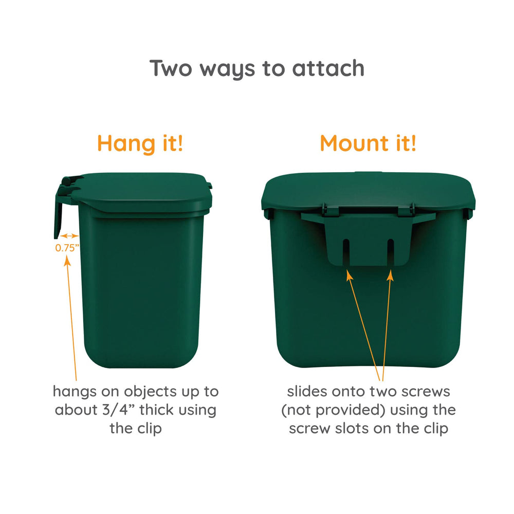 Recycling Rules compact design in a garden corner for tidy poop bag storage.