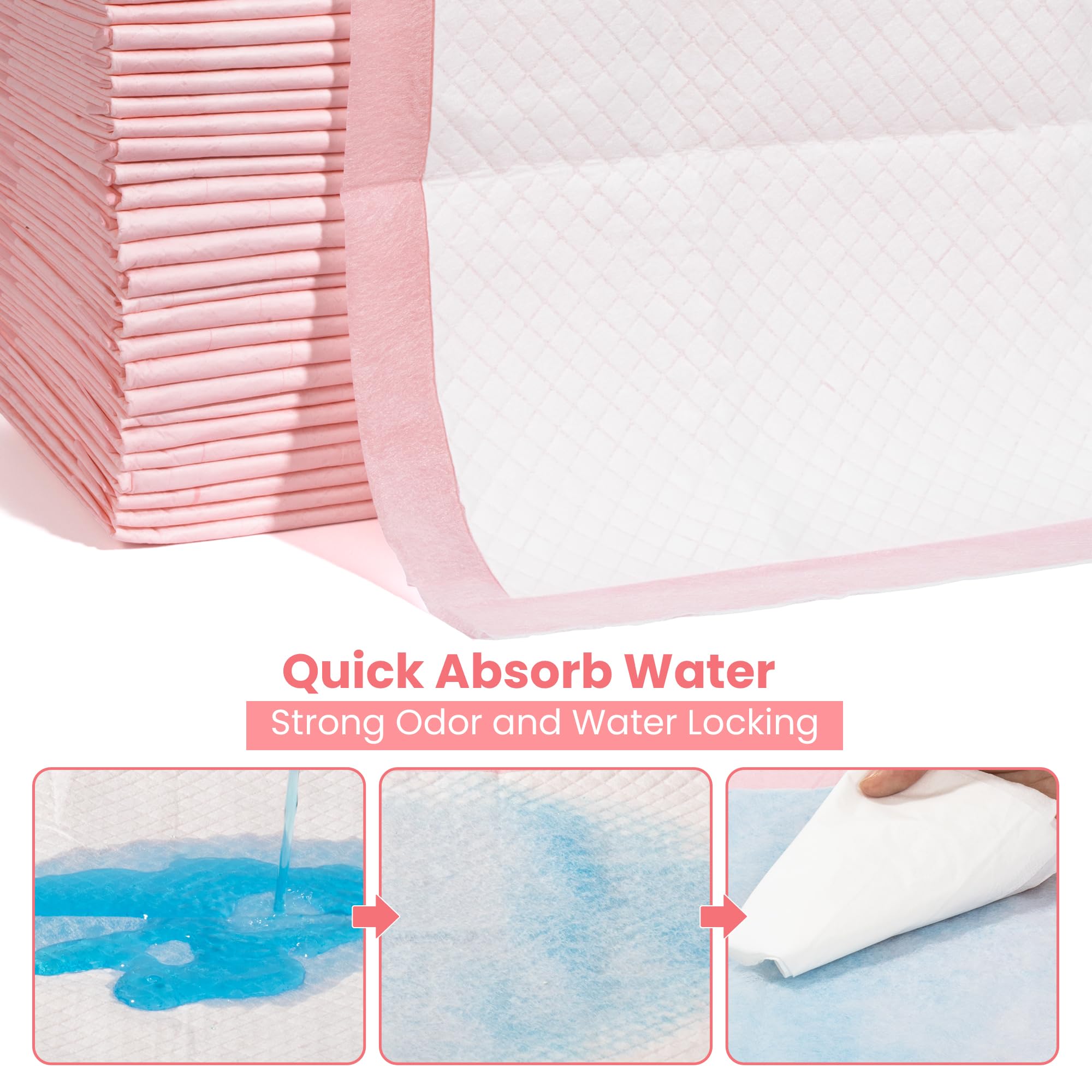 Red Rabbits quilted design with odor control helps keep spaces fresh