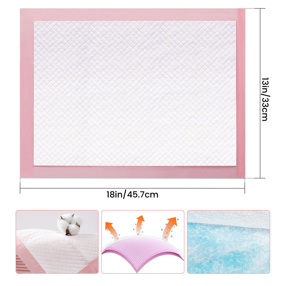 Pink packaging from Red Rabbits emphasizes gentle potty training