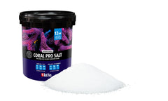 Red Sea Coral Pro Salt mix dispensing demonstration highlights easy dosing for reef tanks.