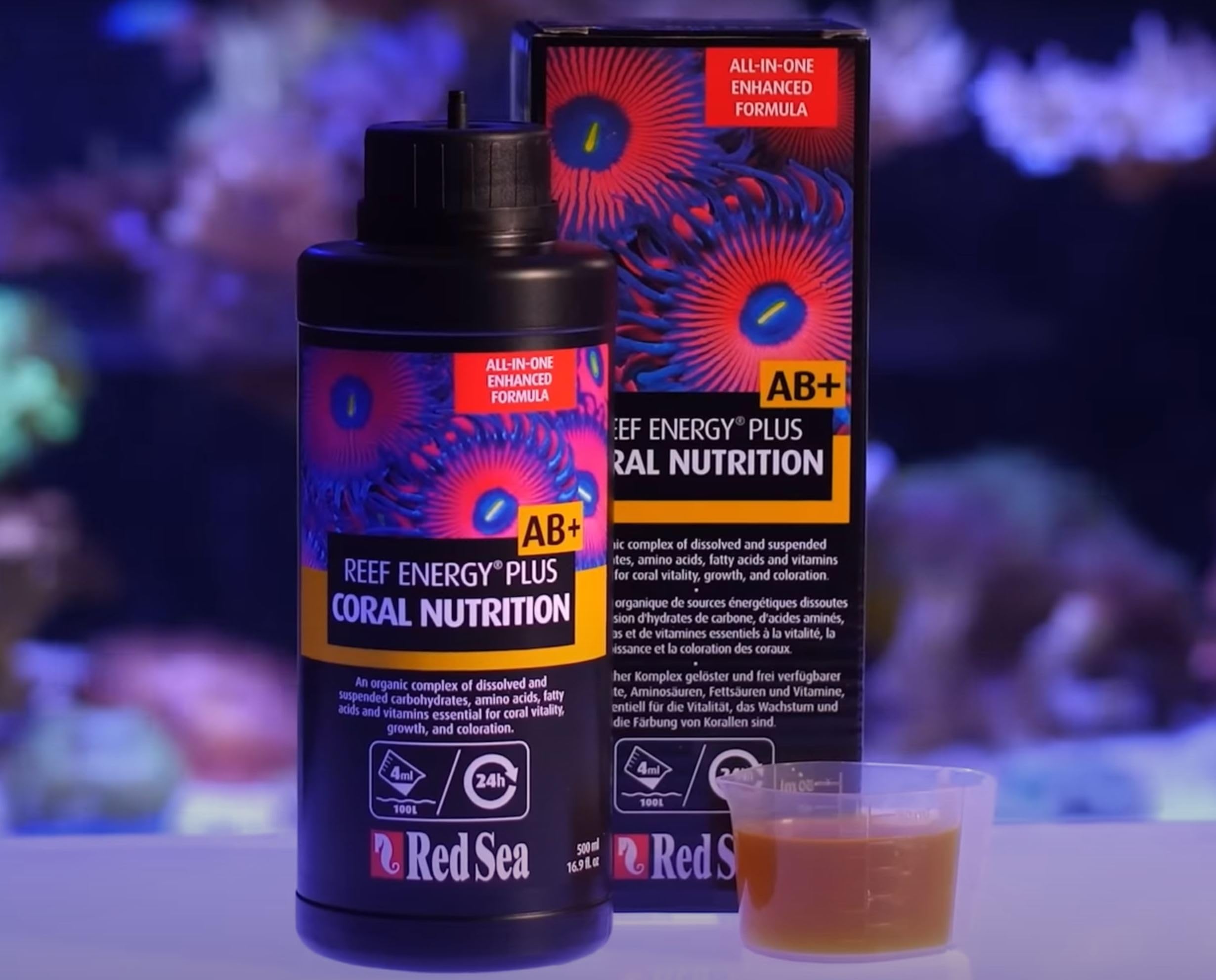 Automatic doser setup with Reef Energy Plus enables hands-free dosing.