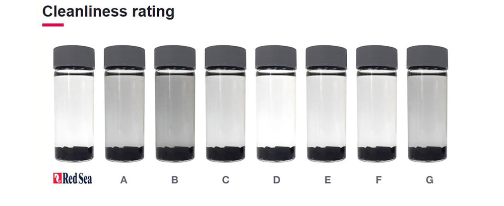 Red Sea Reef SPEC Carbon granular media promotes water clarity and effective filtration.