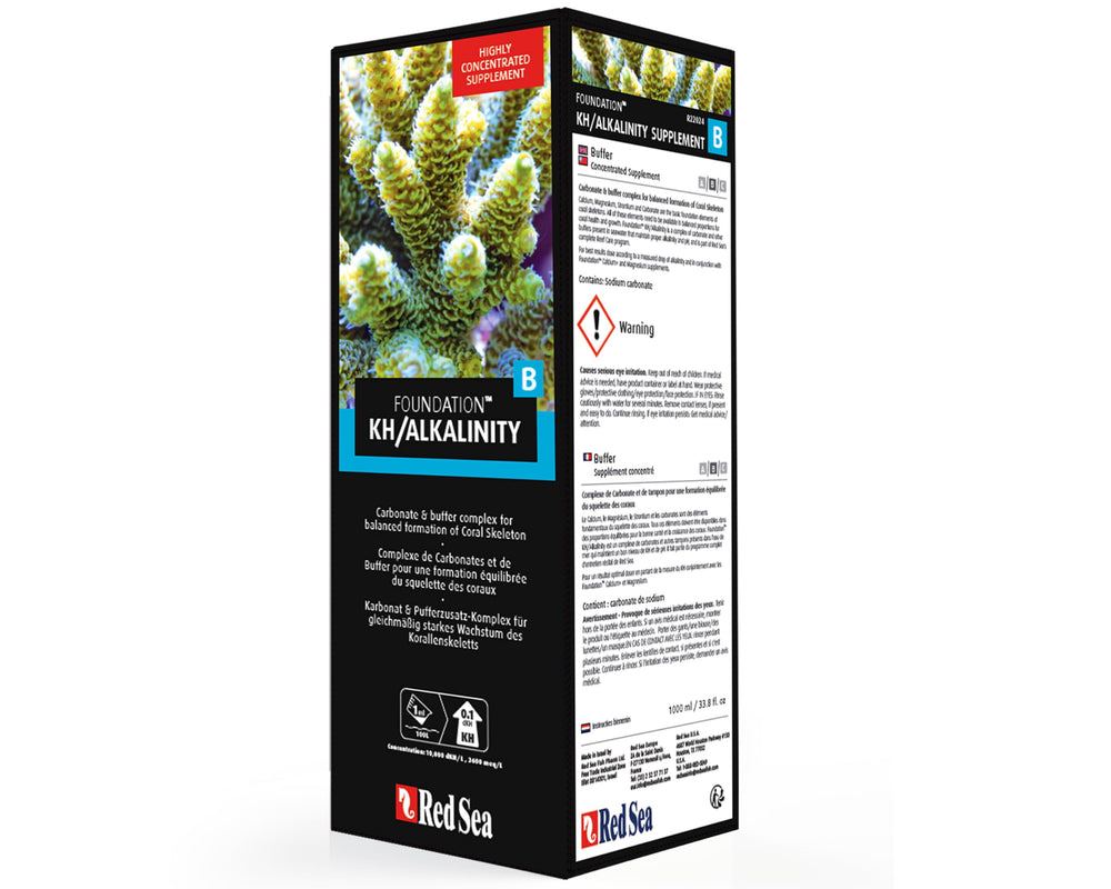 Red Sea Reefer Foundation B Alkalin packaging and seal