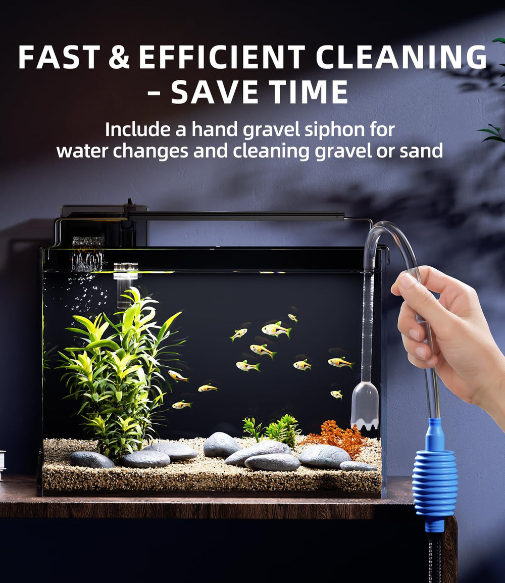 Red Tail Fish crystal-clear glass image with glare reduction for clear viewing