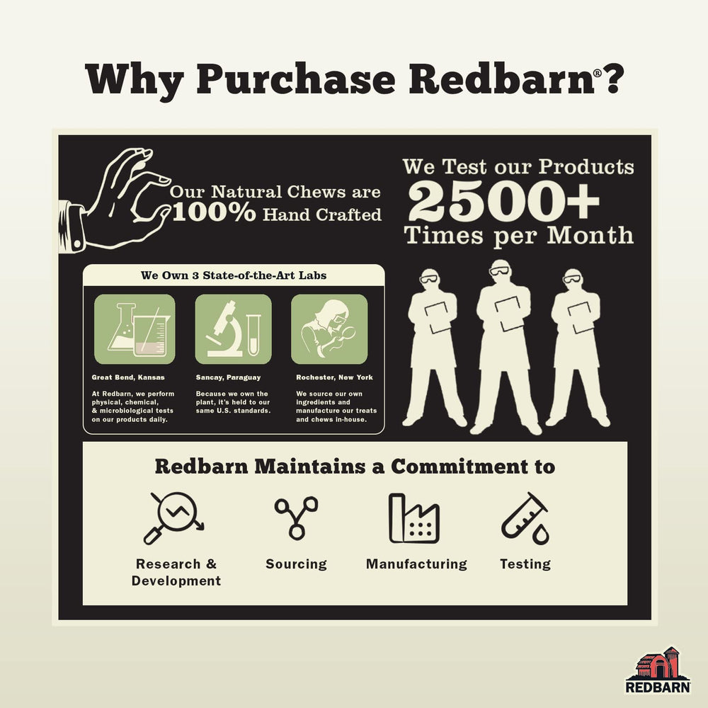 Redbarn Beef Cheek Rolls grain-free and gluten-free for sensitive diets