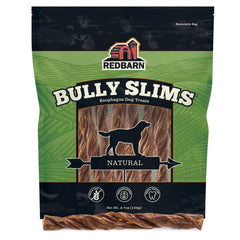 Redbarn Bully Slims beef esophagus bite shows natural protein chew for dogs.