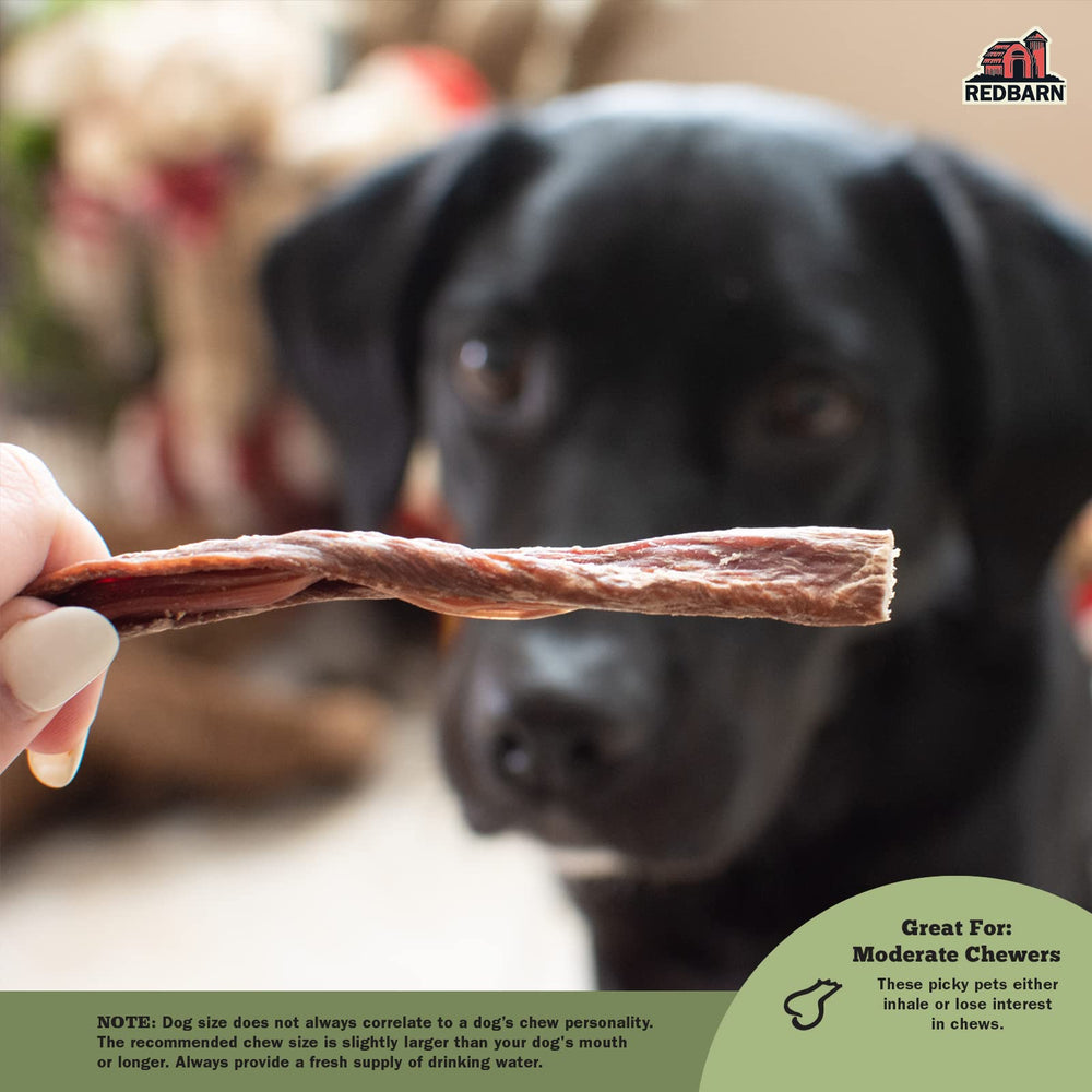 Redbarn Bully Slims dental-hygiene-chew supports cleaner teeth through chewing.