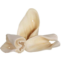 Redbarn cow ears light texture chews, easy for dogs to enjoy.