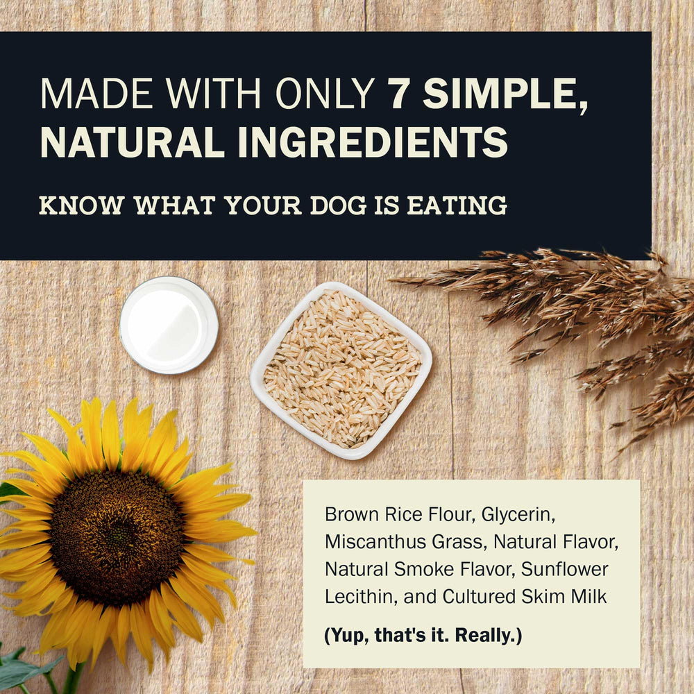 Dur-a-Bulls chew action gently massages gums and supports dental health