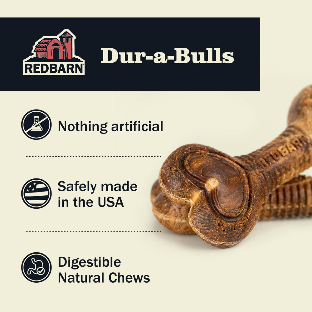 Three large Dur-A-Bulls bones laid out to show size and durability