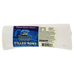 Redbarn Filled Bone Peanut Butter Large chew‑focused treat supports oral care and reduces boredom.