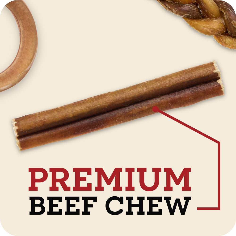Redbarn rawhide-free beef chew as a single-ingredient option.