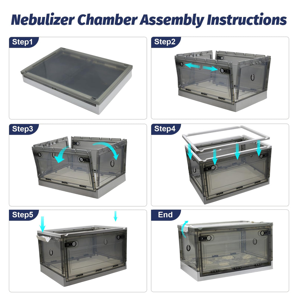 REDDODOU 55L Plastic Box stands sturdy and dust-resistant.