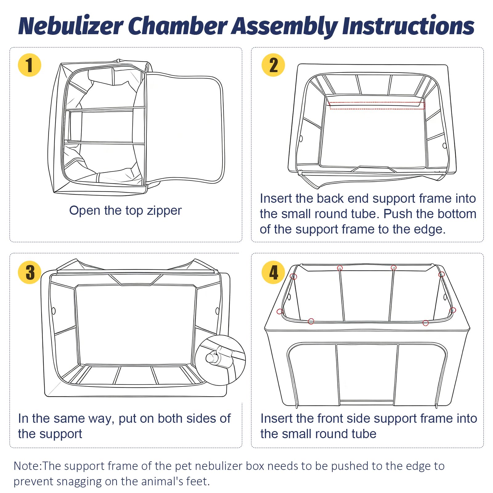 REDDOUDOU Nebulizer accessories included for pet care.