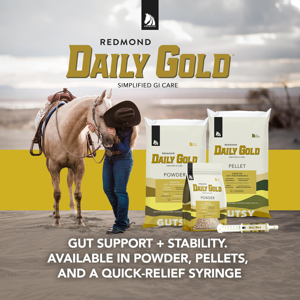 Redmond Daily Gold Stress Relief scoop beside the tub